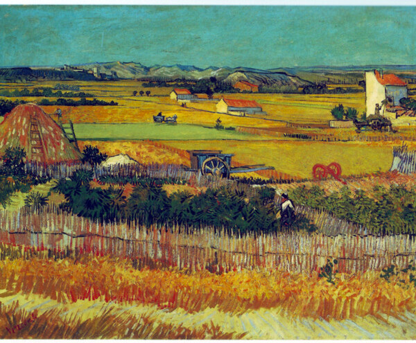 The Harvest Arles by VanGogh by Van Gogh